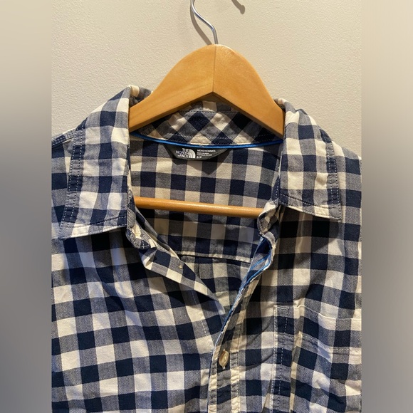 North Face plaid button down - Picture 2 of 6
